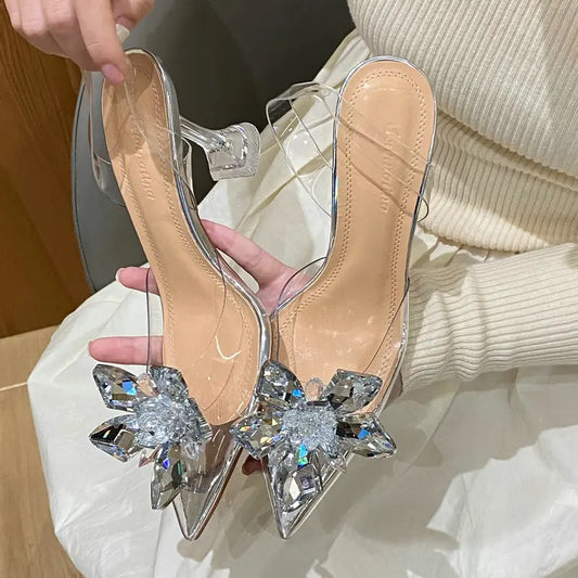 Wine Glass Transparent High Heels