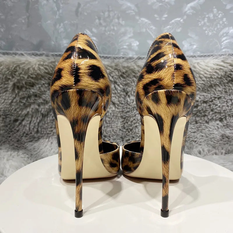 Leopard Pointed Pumps