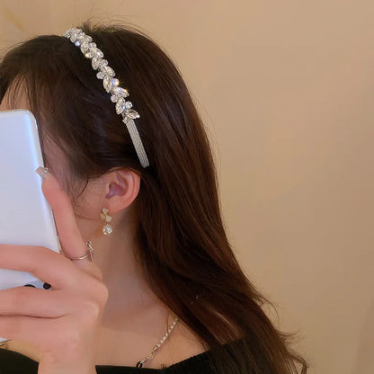 Circle Square Rhinestone Headband