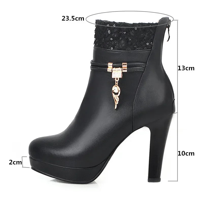 High Fashion Lace Booties