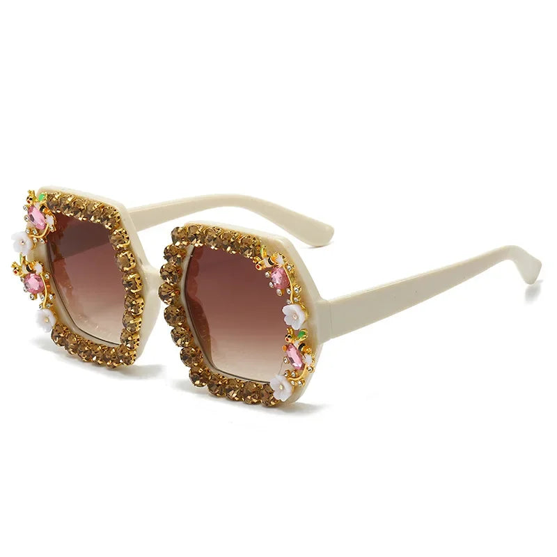 Luxury Diamond Crystal Rhinestone Sunglasses