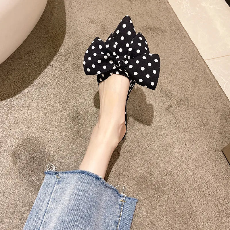 Slip-on Bowtie Slippers